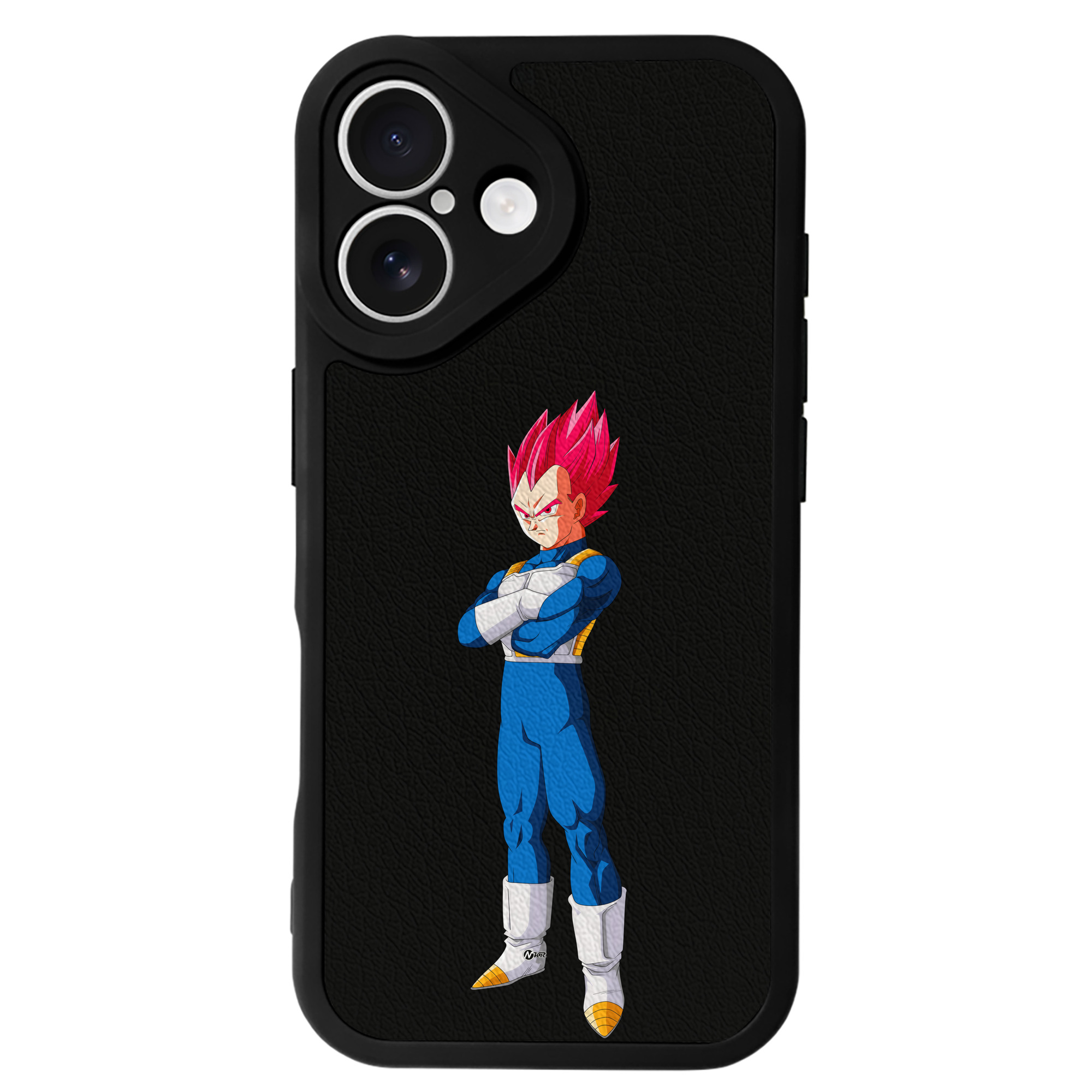 （画像用） ドラゴンボール ベジータ四世（Bejīta Yonsei）DRAGON BALL Vegeta IV 【iPhone 16シリーズ対応】シリコンスマホケース（レザー調） 材質：シリコン